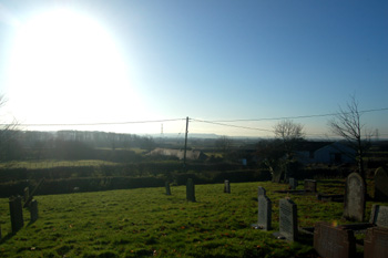 View from Tilsworth church towards Blackgrove and Stanbridge Woods December 2008